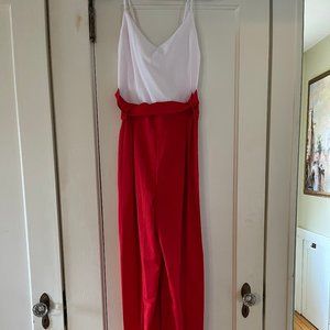 Forever 21 spaghetti straps jumpsuit